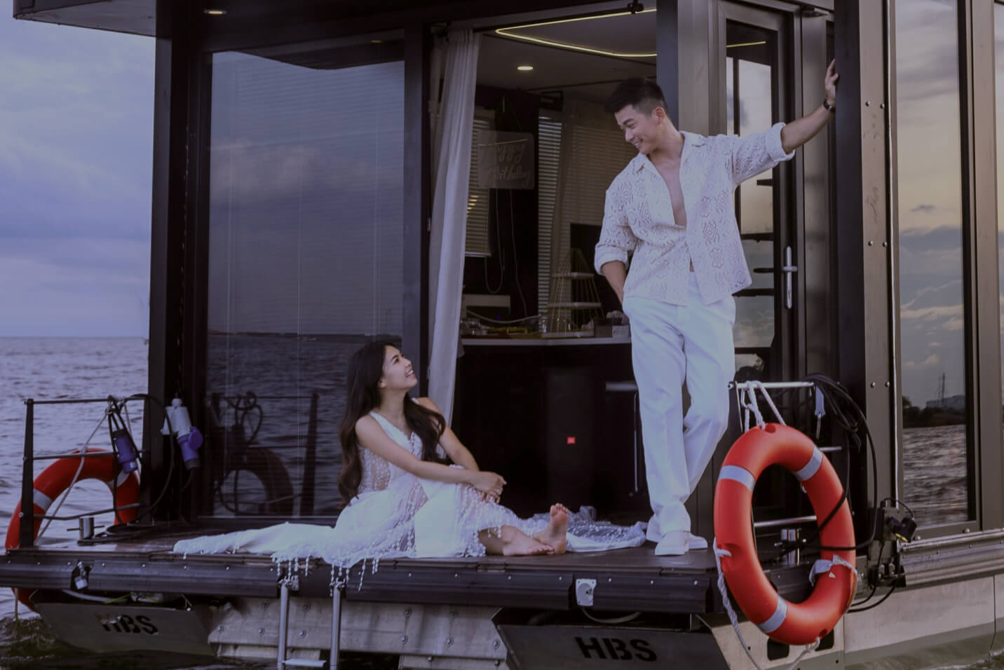 Image of couple on boat